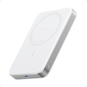 Anker MagGo Power Bank 30W Built-in USB-C Cable Made for Apple Watch White