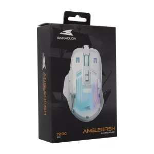Baracuda Anglerfish White Gaming Mouse