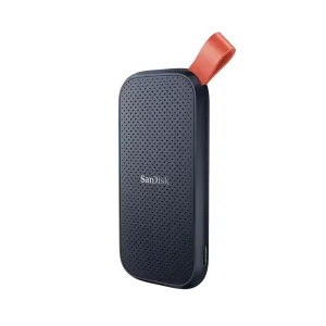 SANDISK 1TB Portable E30 SSD-Upto 800mbs Read, USB 3.2 Gen 2, IP 65 resistance and 2-meter drop protection.