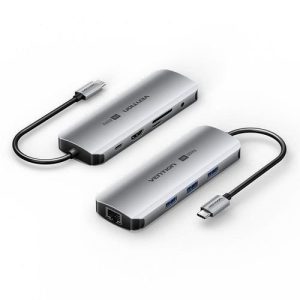 Vention USB C Multi-function 9 in 1 Docking Station- TQLHB